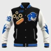 American Football Team Detroit Lions x Sonic Varsity Baseball Bomber Jacket