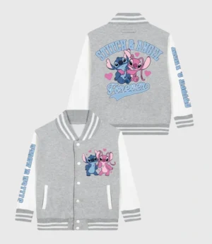 Unisex Disney Lilo And Stitch Varsity Jacket