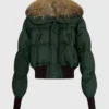 Dsquared2 Down Cropped Puffer Hooded Jacket