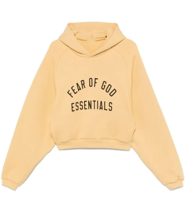 Cropped Essentials Hoodie