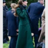 Kate Middleton Green Long Coat