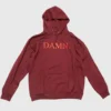 Pullover DAMN Album Kendrick Lamar Maroon Fleece Hoodie