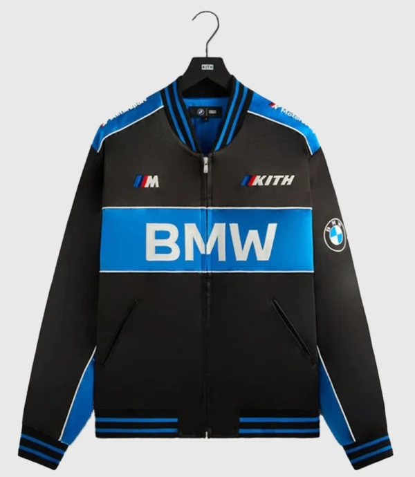 Black And Blue Kith for BMW Souvenir Moto Jacket