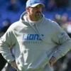 Dan Campbell Lions Grey Hoodie