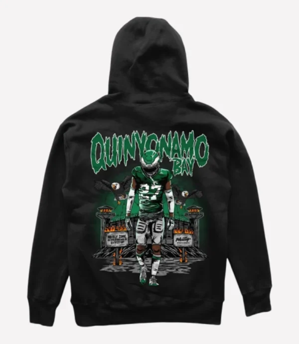 Quinyonamo Bay Black Hoodie