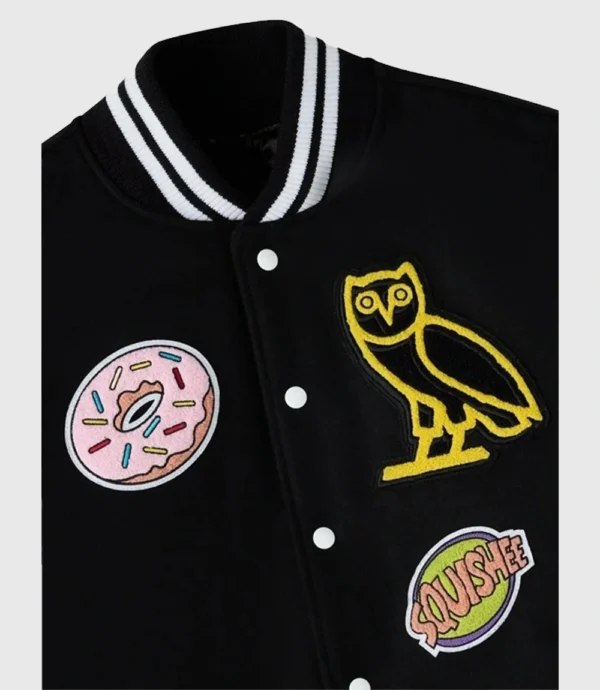 OVO The Simpsons Bomber Varsity Jacket