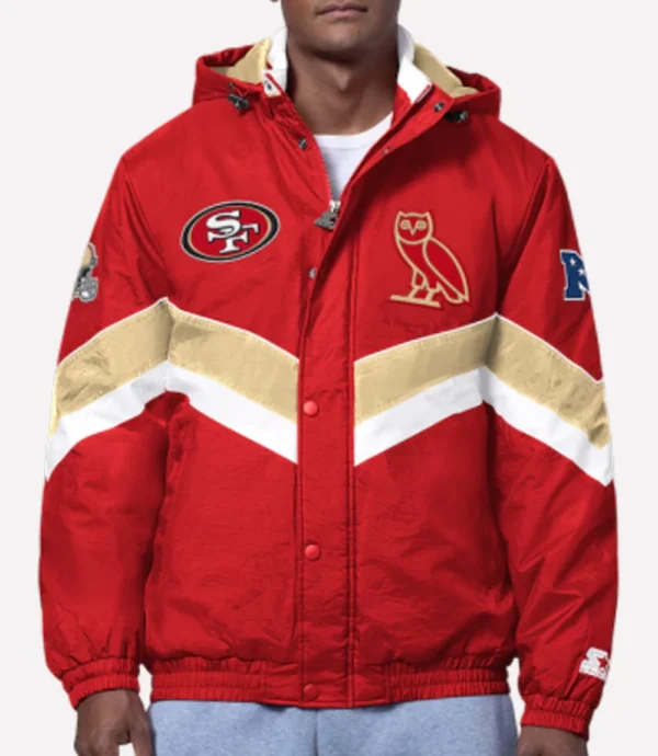 San Francisco 49ers x OVO Starter Puffer Jacket