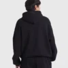 NBA x Essentials Oversized Black Fleece Hoodie