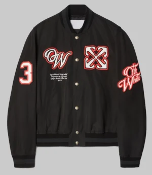 Off-White x Paris Hilinski Golf Varsity Jacket