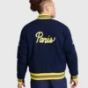 Paris Saint-Germain Football Varsity Jacket Navy