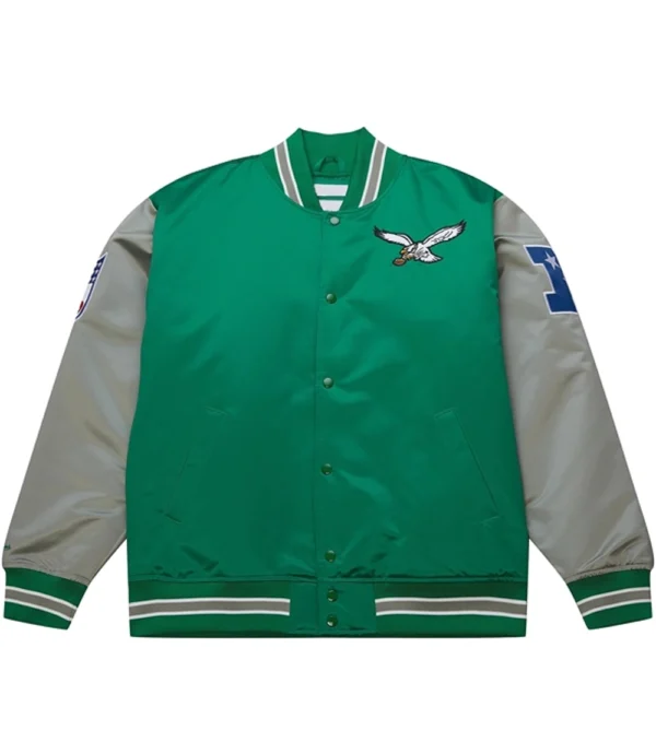 Philadelphia Eagles Primetime Heavyweight Satin Jacket