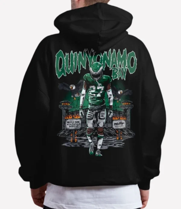 Black Quinyonamo Bay Hoodie