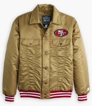 San Francisco 49ers Willy Adames Gold Jacket