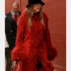 Taylor Swift Charlotte Simone Coat Red