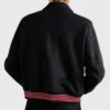 AMIRI Bones Twill Varsity Jacket Black & Red