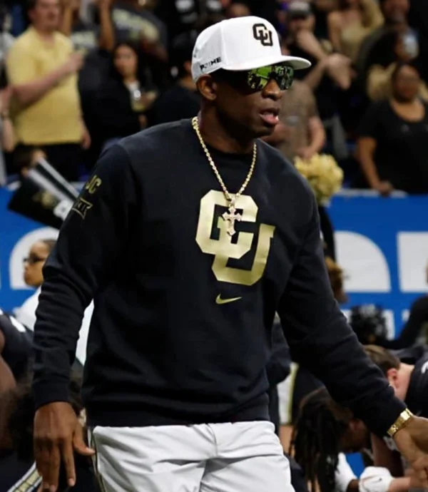 Deion Sanders Colorado Buffaloes Black Sweatshirt